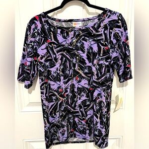New! Disney X LulaRoe Maleficent Shirt Disney Villains Size Medium NWT!